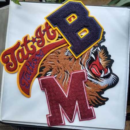 custom chenille letter patch