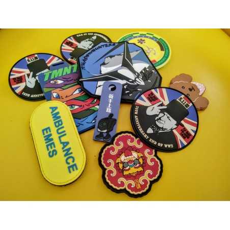 PVC / Rubber Badges voor Brandweer en helpverlener