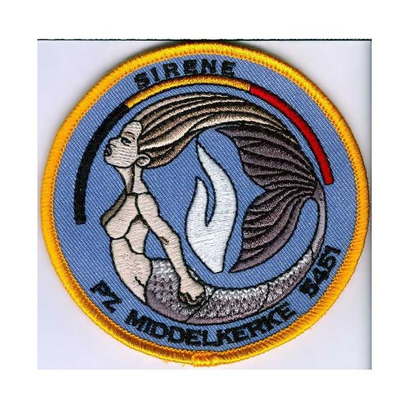 Sirene Geborduurde Badge - Uniek Maatwerk