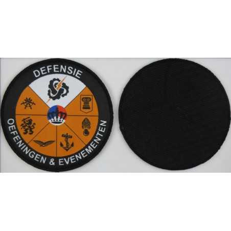 Militaire Woven Embleem Patch op Maat – met Dubbelzijdig Klittenband