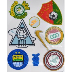 Emblemas TPU, feitos sob...