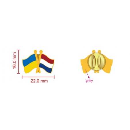 Gekruiste Vlaggen Pins - Vriendschapsvlag Speldjes Voor Internationale Relaties